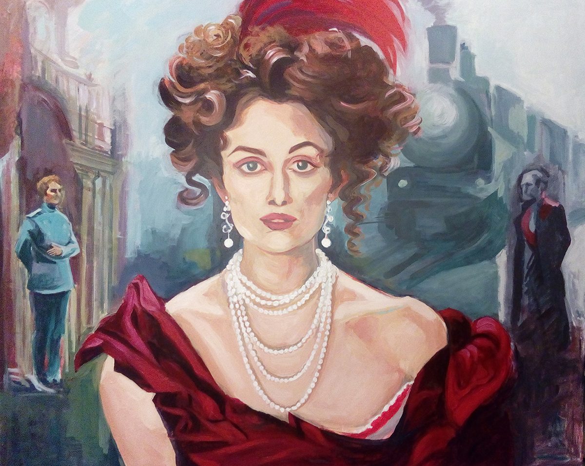 Анна Каренина портрет художника